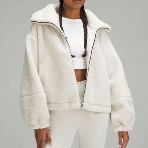 NWT Lululemon Cinchable Fleece Zip-Up